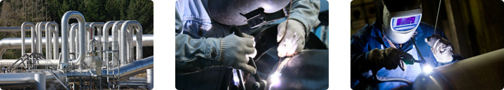 Welder welding